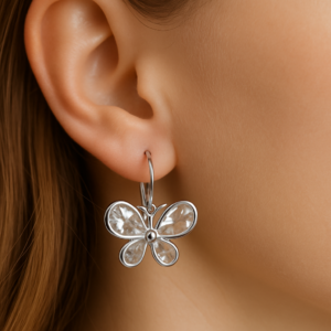 Crystal Butterfly Earring🦋💫