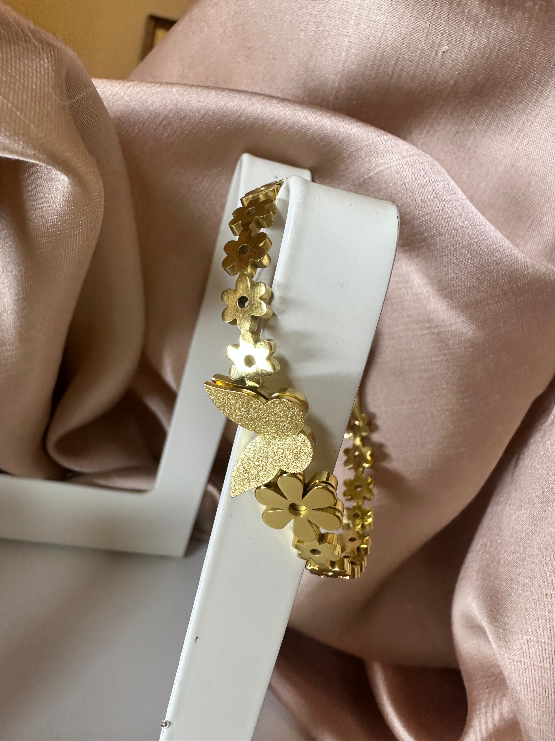 Butterfly Floral Bracelet