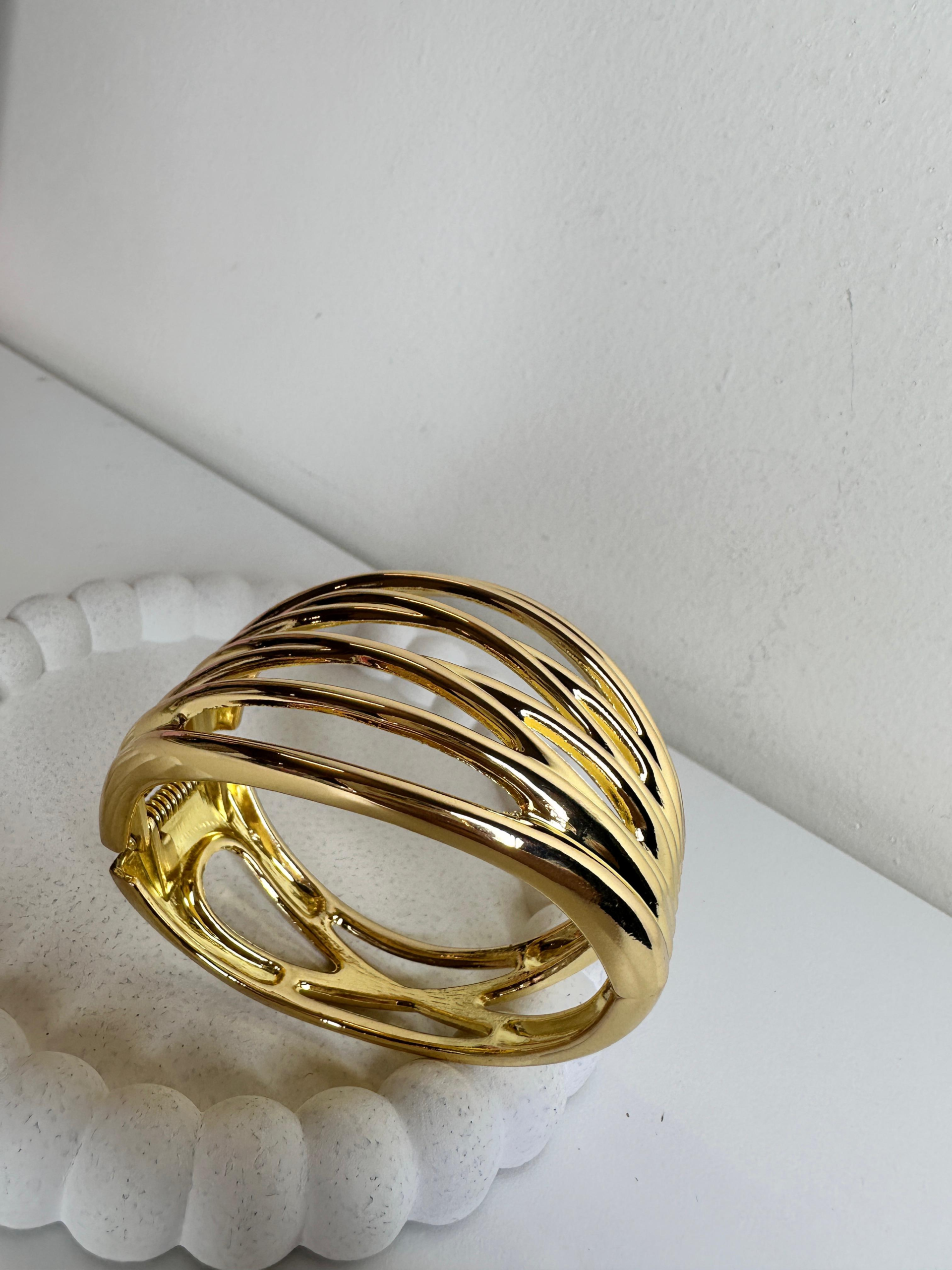 Golden Cage Bracelet ✨