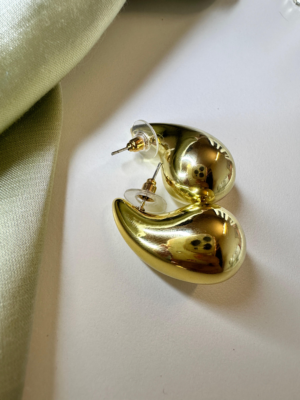 Liquid Drop Stud Earrings