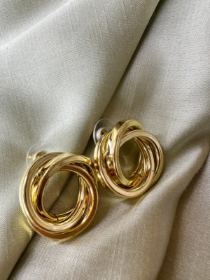 Twisted Knot Hoop Earrings