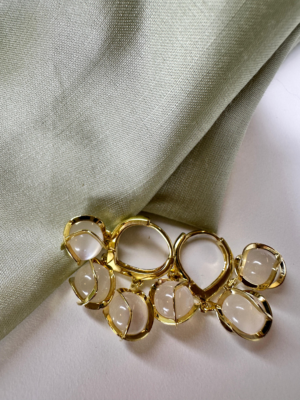 Bubble Cluster Drop Earrings