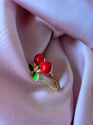 Cherry Bloom Adjustable Ring