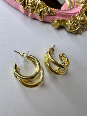 Entwine Triple Hoop Earrings 🔗