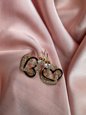 Sparkling Heart Statement Earrings ❤️💎