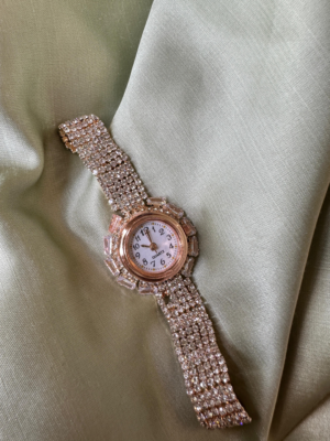 Rose Radiance Crystal Watch 🌸✨