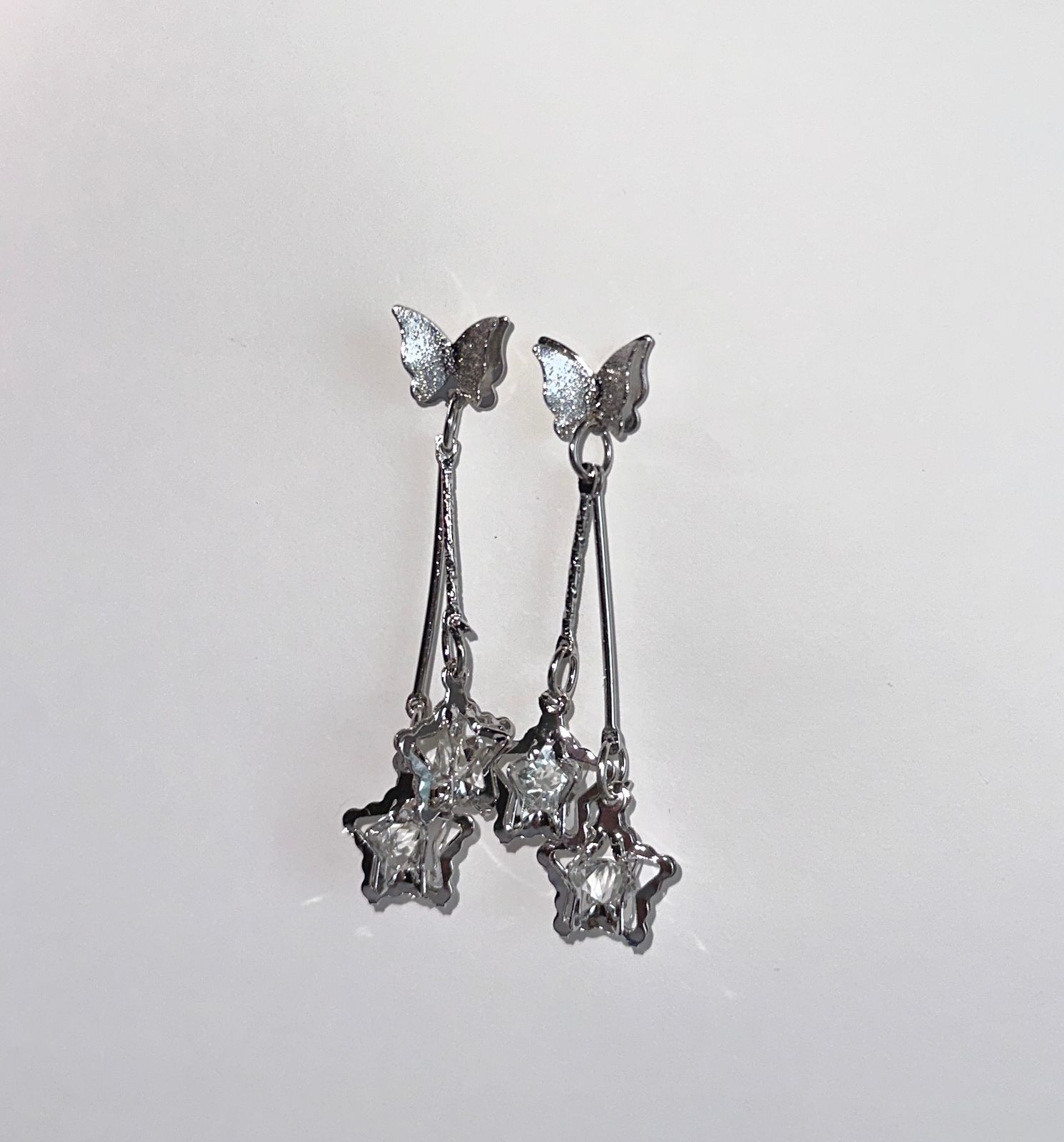 Butterfly Star Drop Earrings 🦋⭐