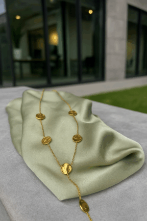 ✨ Golden Coin Charm Necklace 💛