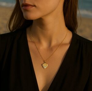 💛 Golden Heart Charm Necklace