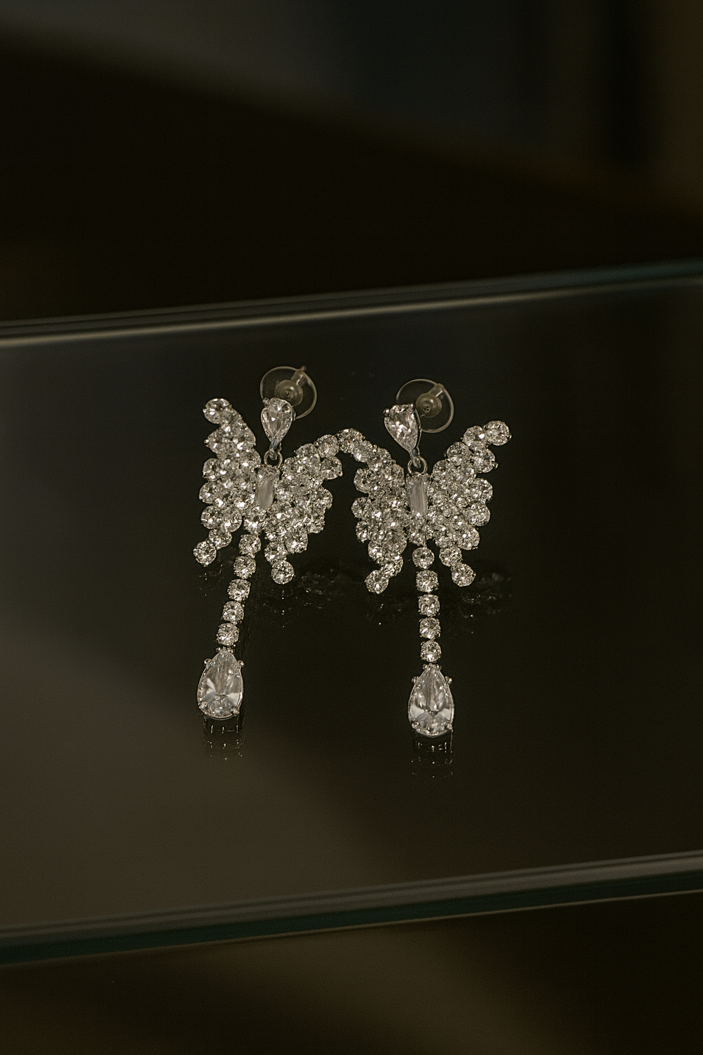 💎 Crystal Cascade Earrings