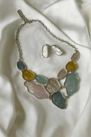 🎨 Pastel Dream Enamel Jewellery Set