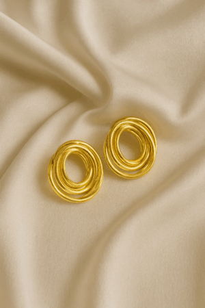 ✨ Swirl Hoop Statement Earrings