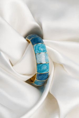 🌊 Ocean Enamel Anti-Tarnish Bracelet