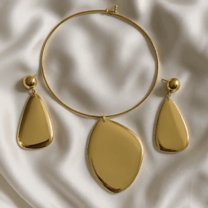 💛 Gilded Sculpt Statement Set