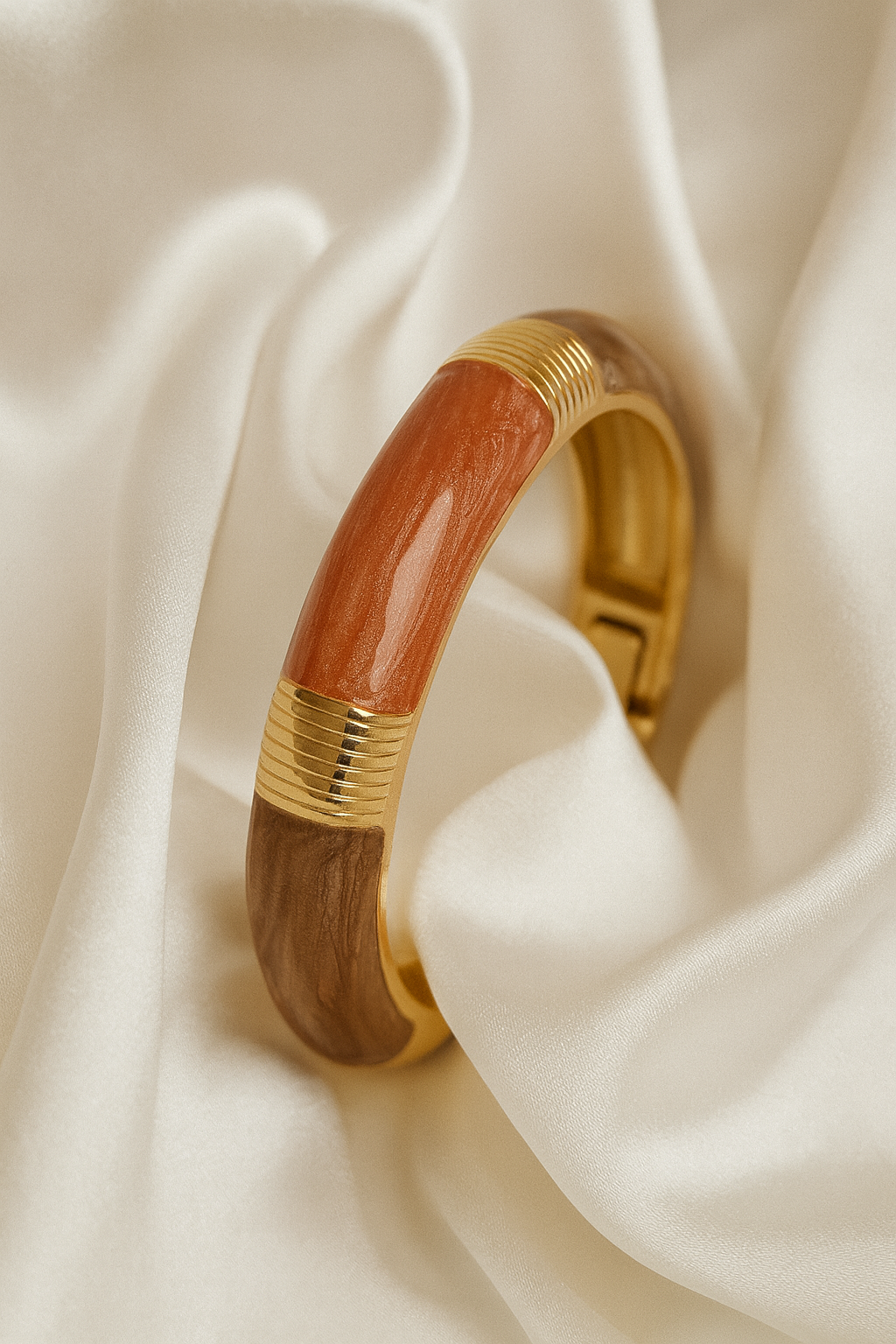 🌺 Terracotta Swirl Bracelet