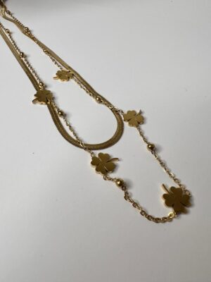 Leaf Luck Layered Necklace
