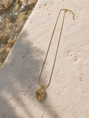 Aurelia Rose Medallion Necklace